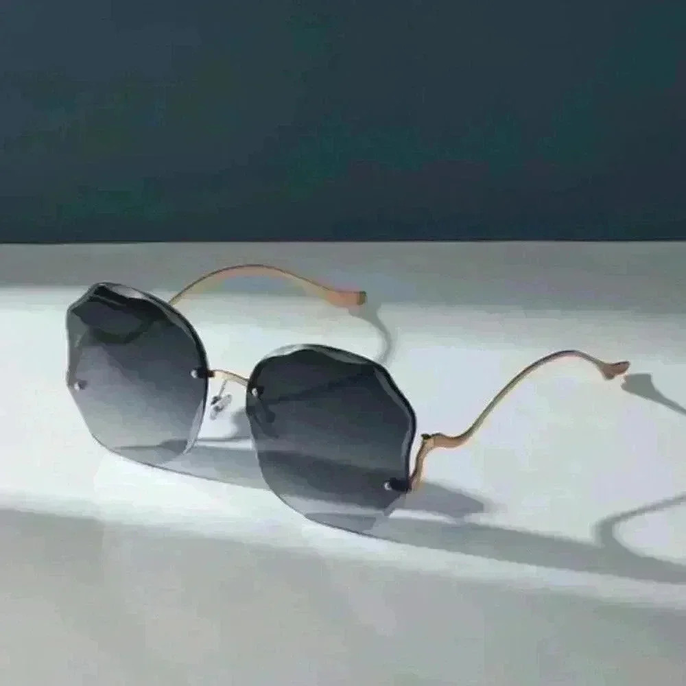 Ombre Rimless Sunglasses